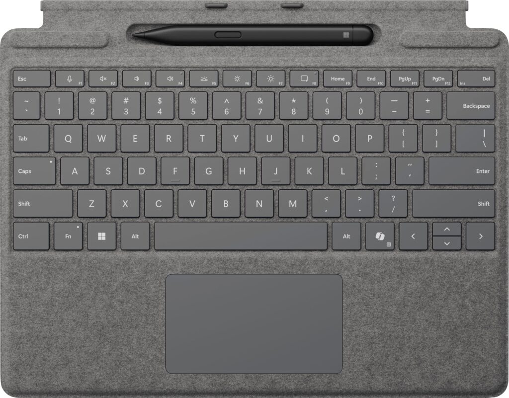 Surface Slim Pen and Pro Keyboard - Platinum