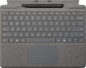 Microsoft – Surface Slim Pen (2. Generation) und Pro Tastatur für Pro 13″ (11. Generation), Pro 9 und Pro 8 – Platinum