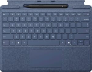 Microsoft – Surface Slim Pen (2. Generation) und Pro Tastatur für Pro 13″ (11. Generation), Pro 9 und Pro 8 – Sapphire
