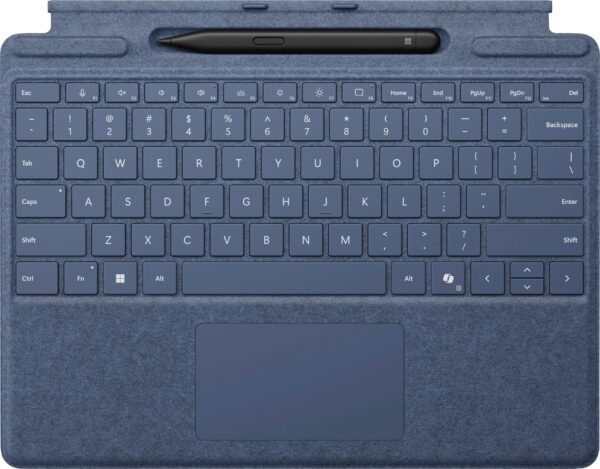 Microsoft - Surface Slim Pen (2. Generation) und Pro Tastatur für Pro 13" (11. Generation), Pro 9 und Pro 8 - Sapphire